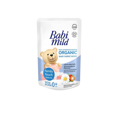 Babi Mild Organic With Chamomile Essence Family Touch Baby Fabric Wash Pouch , 570ml - Main Image
