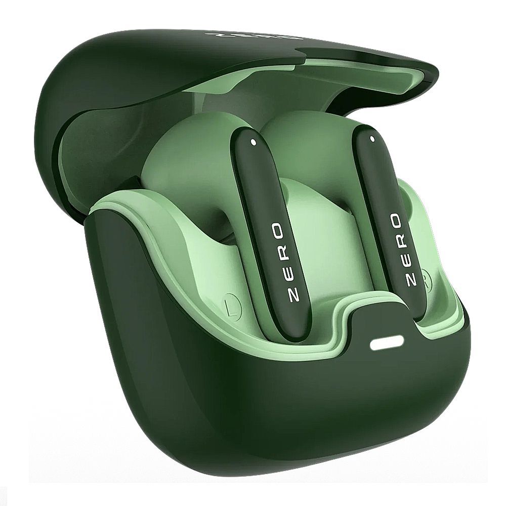 Zero Wave Pro Wireless Earbuds, Quad Mic ENC, IPX4 Water Resistant, Forest Green - Main Image