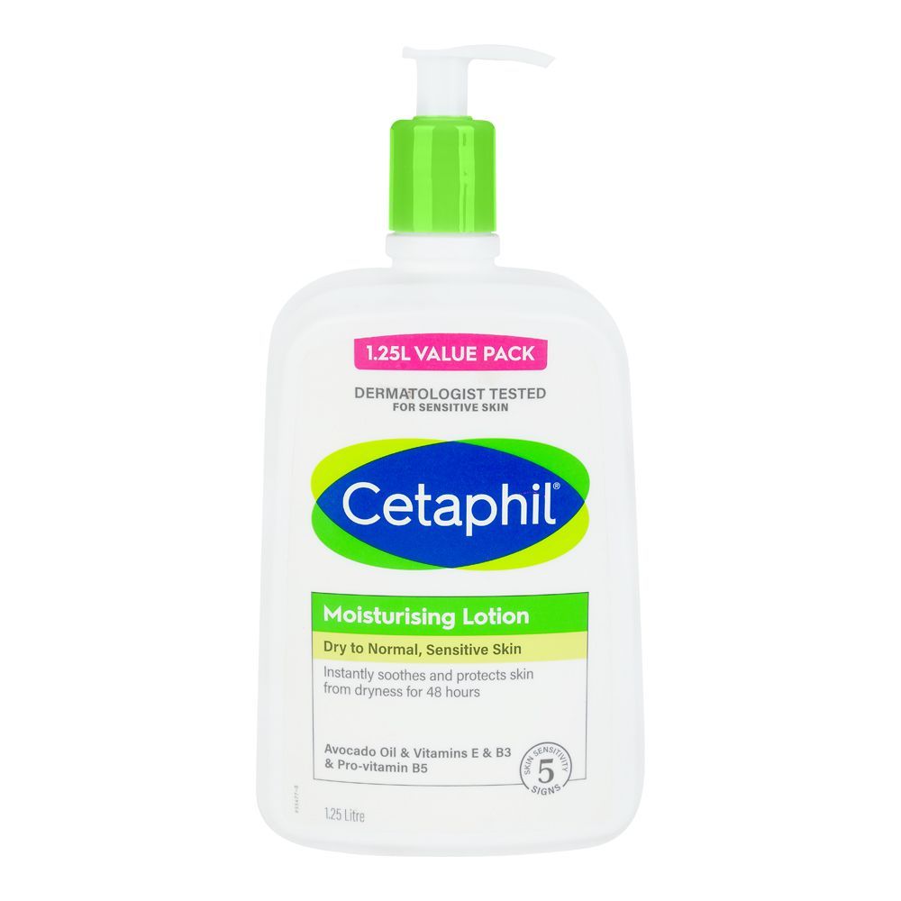 Cetaphil Moisturizing Lotion, Face & Body Moisturizer, For Dry To Normal, Sensitive Skin, 1250ml - Main Image