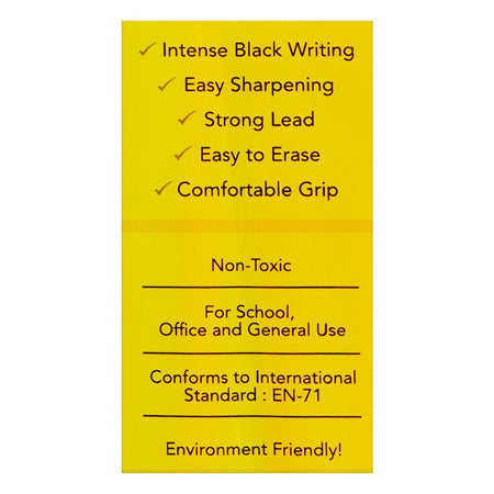 Dollar My Pencil with Eraser, Black lead, Assorted Body Colors, Free Gift Inside, 12-Pack, PT222 - Image 3