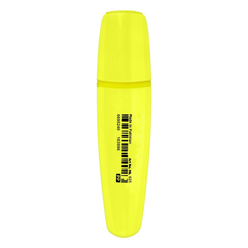 Dollar Neon Marker Highlighter, Yellow, 1-Pack, HL625 - Image 2