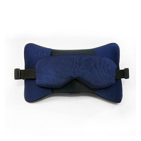 Relaxsit Travel Buddy Pro 3in1 Eye Mask, Car & Neck Pillow, For Travel, Home & Office, Navy Blue, 7" x 14" - Main Image