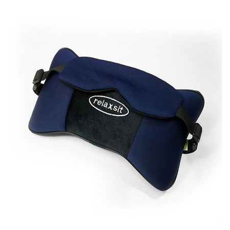Relaxsit Travel Buddy Pro 3in1 Eye Mask, Car & Neck Pillow, For Travel, Home & Office, Navy Blue, 7" x 14" - Image 4