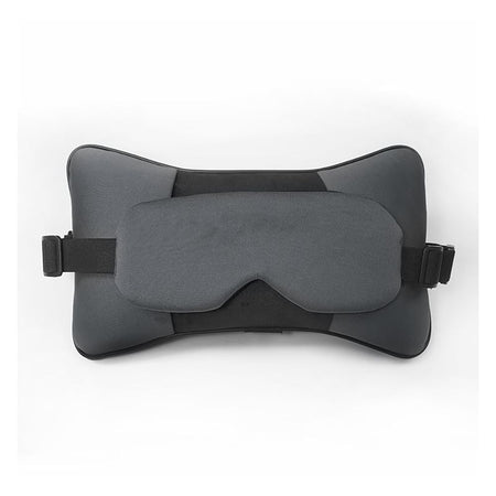 Relaxsit Travel Buddy Pro 3in1 Eye Mask, Car & Neck Pillow, For Travel, Home & Office, Gray, 7" x 14" - Main Image
