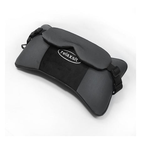 Relaxsit Travel Buddy Pro 3in1 Eye Mask, Car & Neck Pillow, For Travel, Home & Office, Gray, 7" x 14" - Image 4