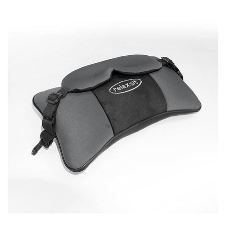 Relaxsit Travel Buddy Pro 3in1 Eye Mask, Car & Neck Pillow, For Travel, Home & Office, Gray, 7" x 14" - Image 5