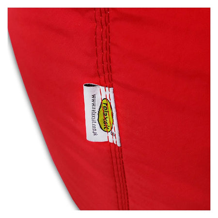 Relaxsit Smiley Fabric Bean Bag, Red, 22.83" x 29.53" - Image 5