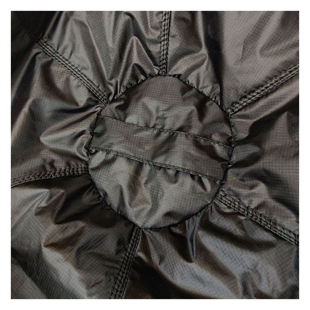 Relaxsit Smiley Fabric Bean Bag, Black, 22.83" x 29.53" - Image 4