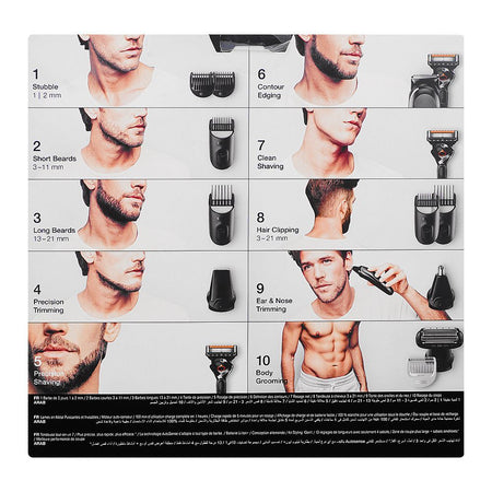 Braun All-in-one Trimmer 7, 10in1 Multigroom Styling Kit For Hair, Beard & Body, MGK-7331 - Image 3