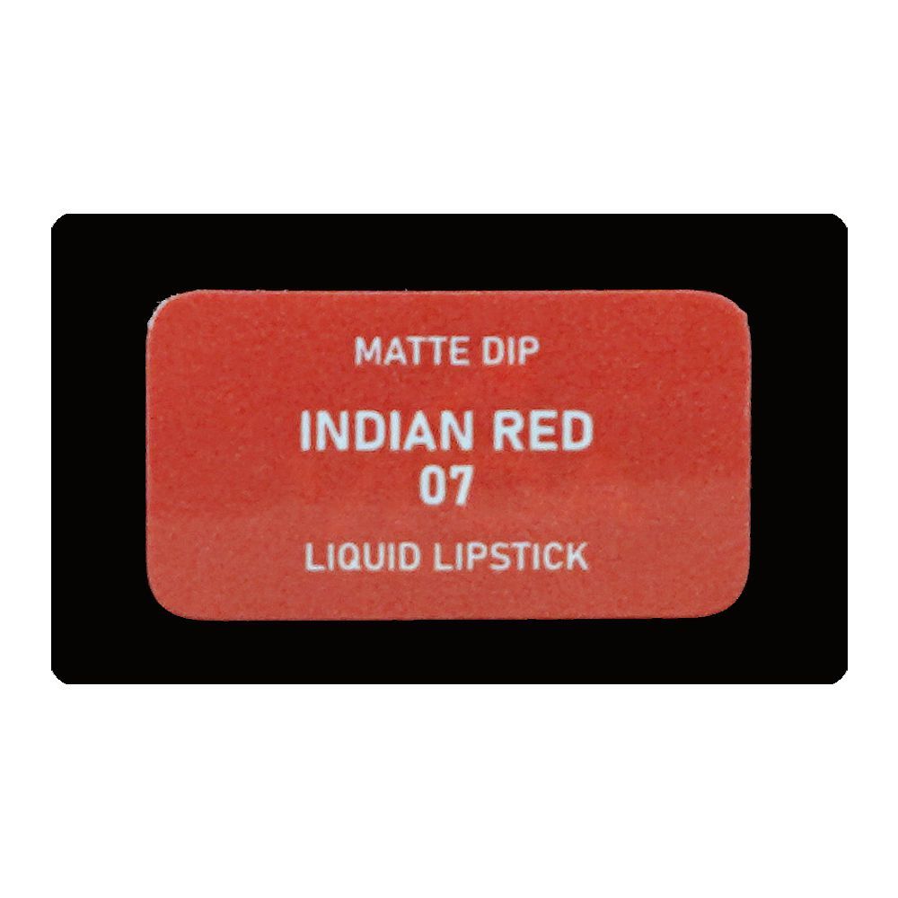 Vi'da New York Matte Dip Liquid Lipstick, 3ml, 07 Indian Red - Image 5