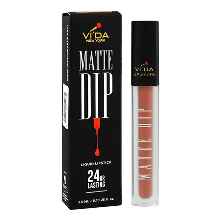 Vi'da New York Matte Dip Liquid Lipstick, 3ml, 405 French Tea - Image 2