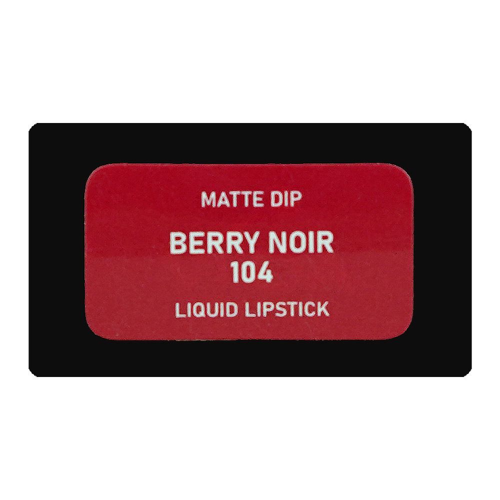 Vi'da New York Matte Dip Liquid Lipstick, 3ml, 104 Berry Noir - Image 5