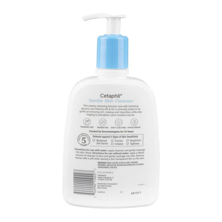 Cetaphil Gentle Skin Cleanser with Vitamins & Glycerin, For Normal To Dry, Sensitive Skin, 473ml - Image 2