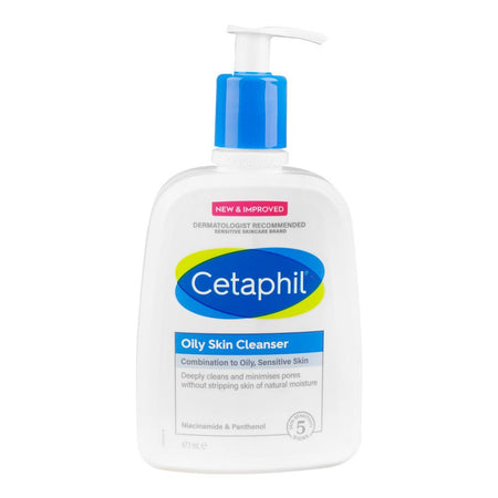 Cetaphil Oily Skin Cleanser with Niacinamide, For Combination & Sensitive Skin, 473ml - Main Image