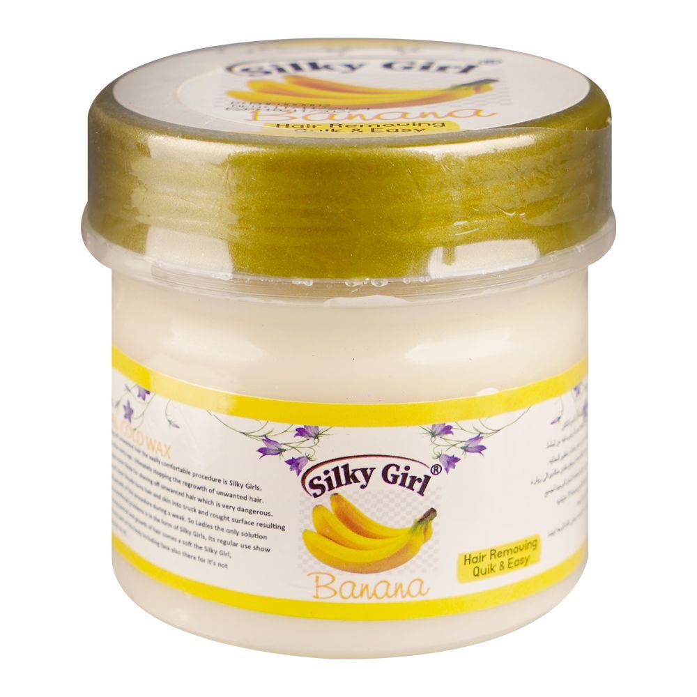 Silky Girl Banana Hair Removing Cold Wax, 250g - Main Image