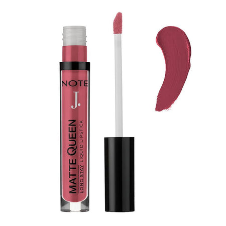J. Note Matte Queen Long Stay Liquid Lipstick, 4ml, 12 Blush Amour - Main Image