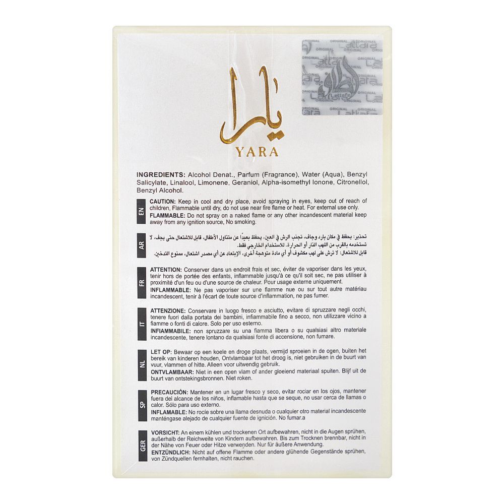 Lattafa Yara Moi Eau de Parfum, For Women, 100ml - Image 2