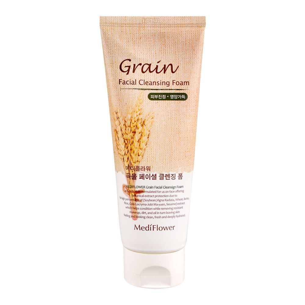 Mediflower Grain Facial Cleansing Foam, 150ml - Main Image