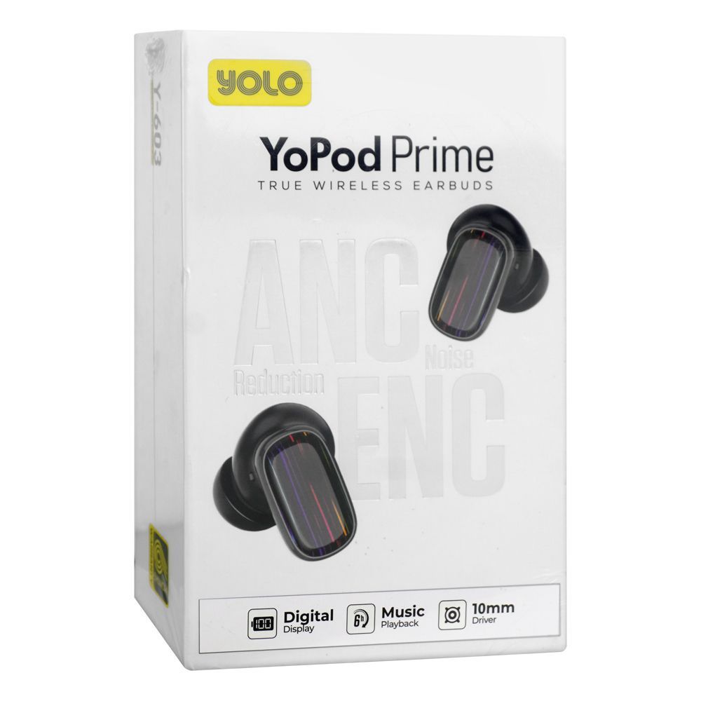 Yolo Yopod Prime Wireless Earbuds, Blue, Y-603 - Image 3