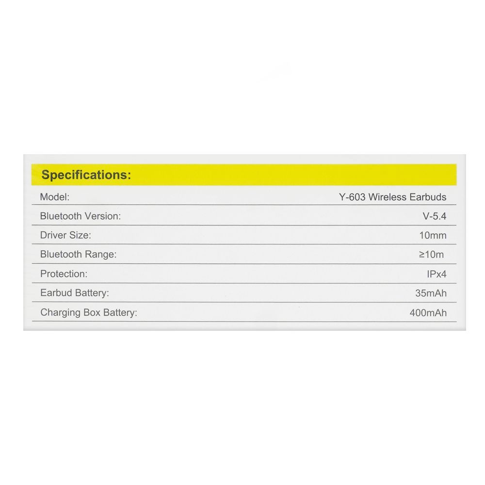 Yolo Yopod Prime Wireless Earbuds, Gold, Y-603 - Image 5