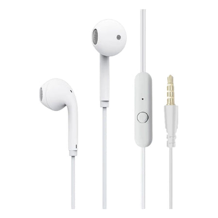 Yolo Aux Wired Earphone, Handsfree, White, Y-11 - Main Image
