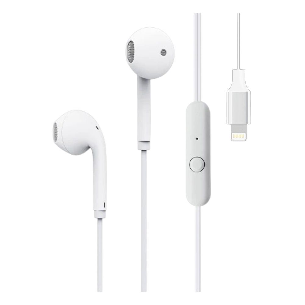 Yolo IOs Wired Earphone, Handsfree, White, Y-13 - Main Image