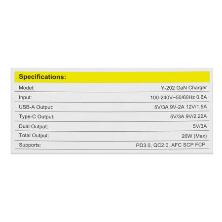 Yolo Type C 20W Wall Charger, Y-202 - Image 4