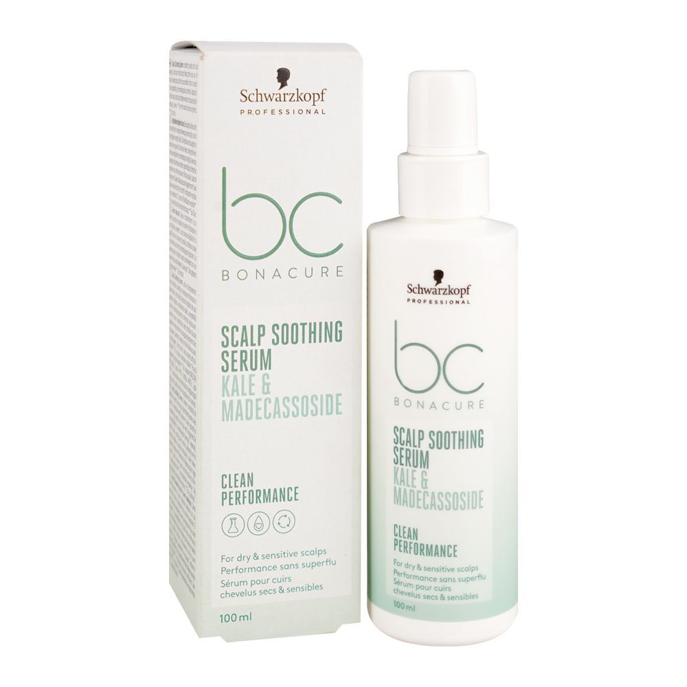 Schwarzkopf Bonacure Scalp Soothing Hair Serum with Kale & Madecassoside, 100ml - Main Image