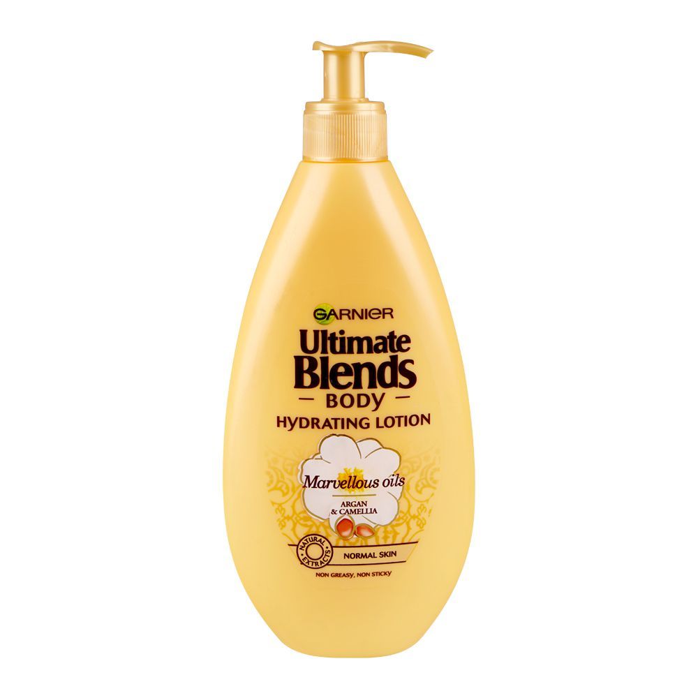 Garnier Ultimate Blends Argan & Camellia Oil Hydrating Body Lotion, For Normal Skin, 400ml - Main Image