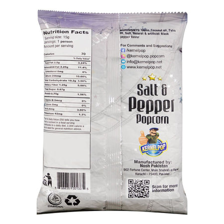KernelPop Salt & Pepper Popcorn, 15g - Image 2