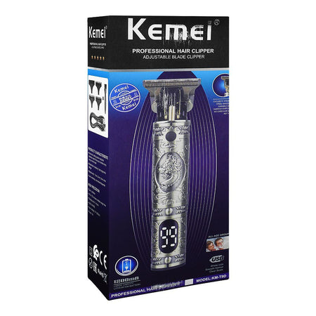 Kemei Professional Hair Clipper/Trimmer, 4 Combs, KM-T9D - Main Image