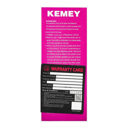 Kemey High-Speed Negative Ions Hair Dryer, 1600W, KM-8219 - Image 4