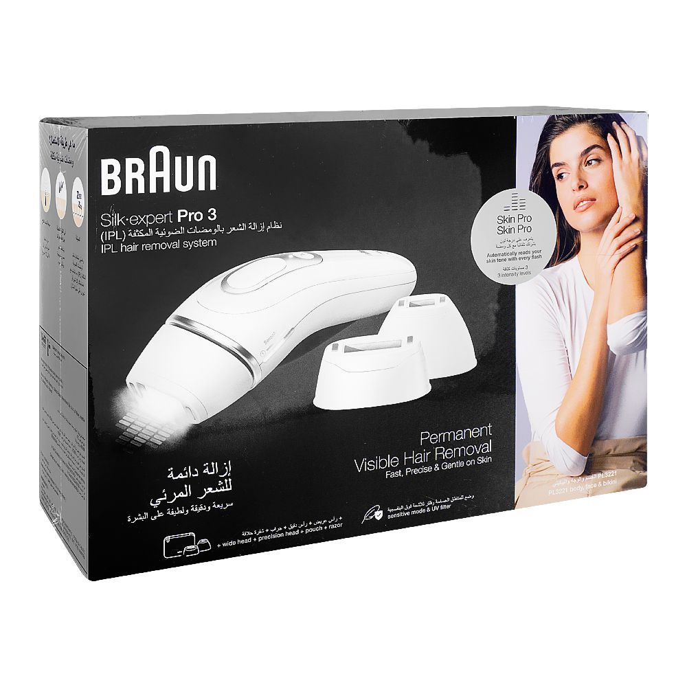 Braun Silk.Expert Pro 3 IPL Hair Removal Device For Body & Face, PL3221 - Image 2