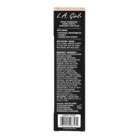 L.A. Girl Tinted Liquid Foundation, 30ml, GLM753 Bisque - Image 4
