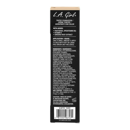 L.A. Girl Tinted Liquid Foundation, 30ml, GLM754 Nude - Image 4