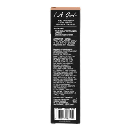 L.A. Girl Tinted Liquid Foundation, 30ml, GLM757 Medium Beige - Image 4