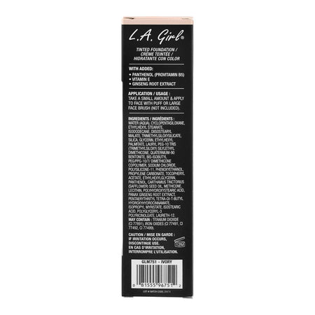 L.A. Girl Tinted Liquid Foundation, 30ml, GLM751 Ivory - Image 4