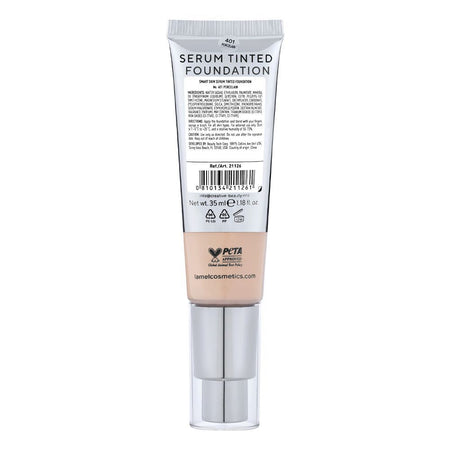 LAMEL Smart Skin Serum Tinted Foundation with Hyaluronic Acid, 35ml, 401 Porcelain - Image 2