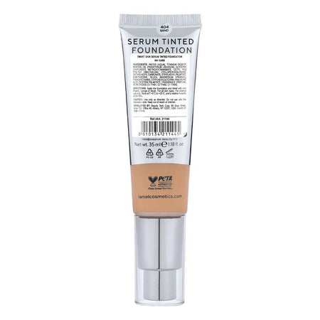 LAMEL Smart Skin Serum Tinted Foundation with Hyaluronic Acid, 35ml, 404 Sand - Image 2