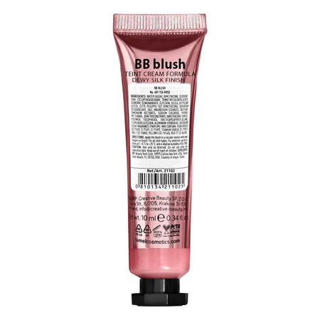 LAMEL Dewy Cream Face BB Blush, 10ml, 401 Tea Rose - Image 2