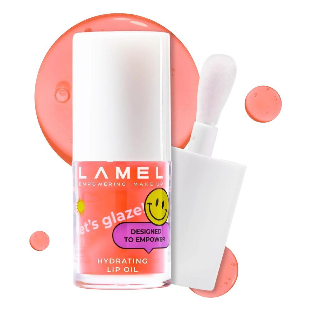LAMEL Let's Glaze Hydrating Lip Oil, 4ml, 402 Strawberry Jam - Main Image