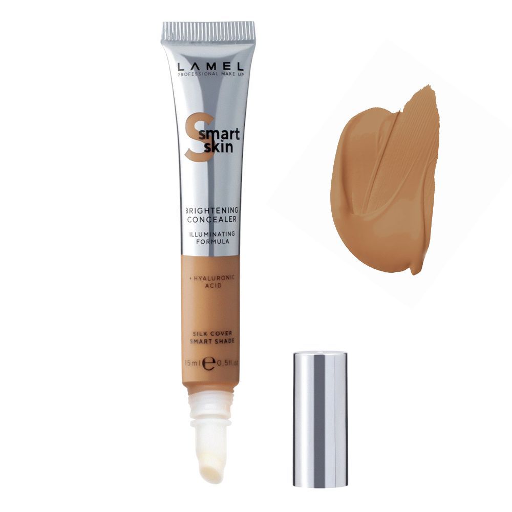 LAMEL Smart Skin Brightening Concealer with Hyaluronic Acid, 15ml, 405 Honey - Main Image