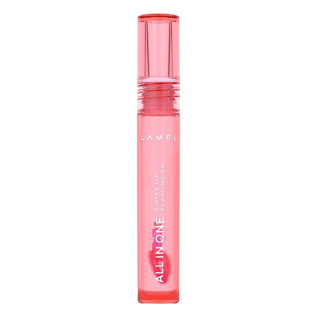 LAMEL All In One Tinted Lip Plumping Oil, 3ml, 401 Peachy - Image 2