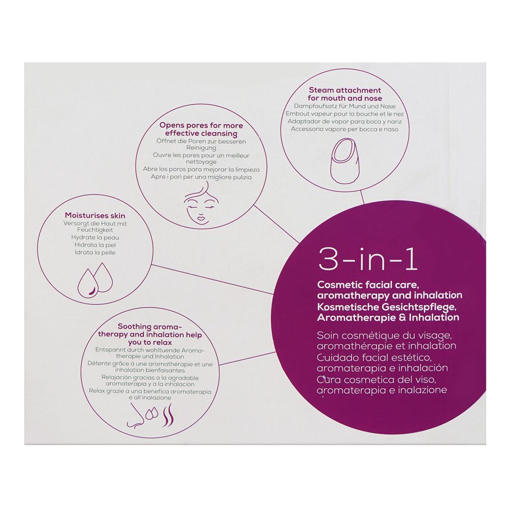 Beurer Facial Sauna and Steamer For Open Pores, Moisturizing, Aromatherapy & Inhalation, FS-60 - Image 5