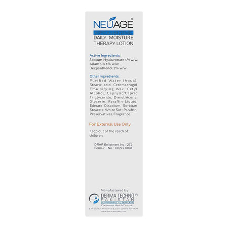 Derma Techno Neuage Daily Moisture Therapy Lotion, Sodium Hyaluronate, For Dry & Sensitive Skin, 120ml - Image 2