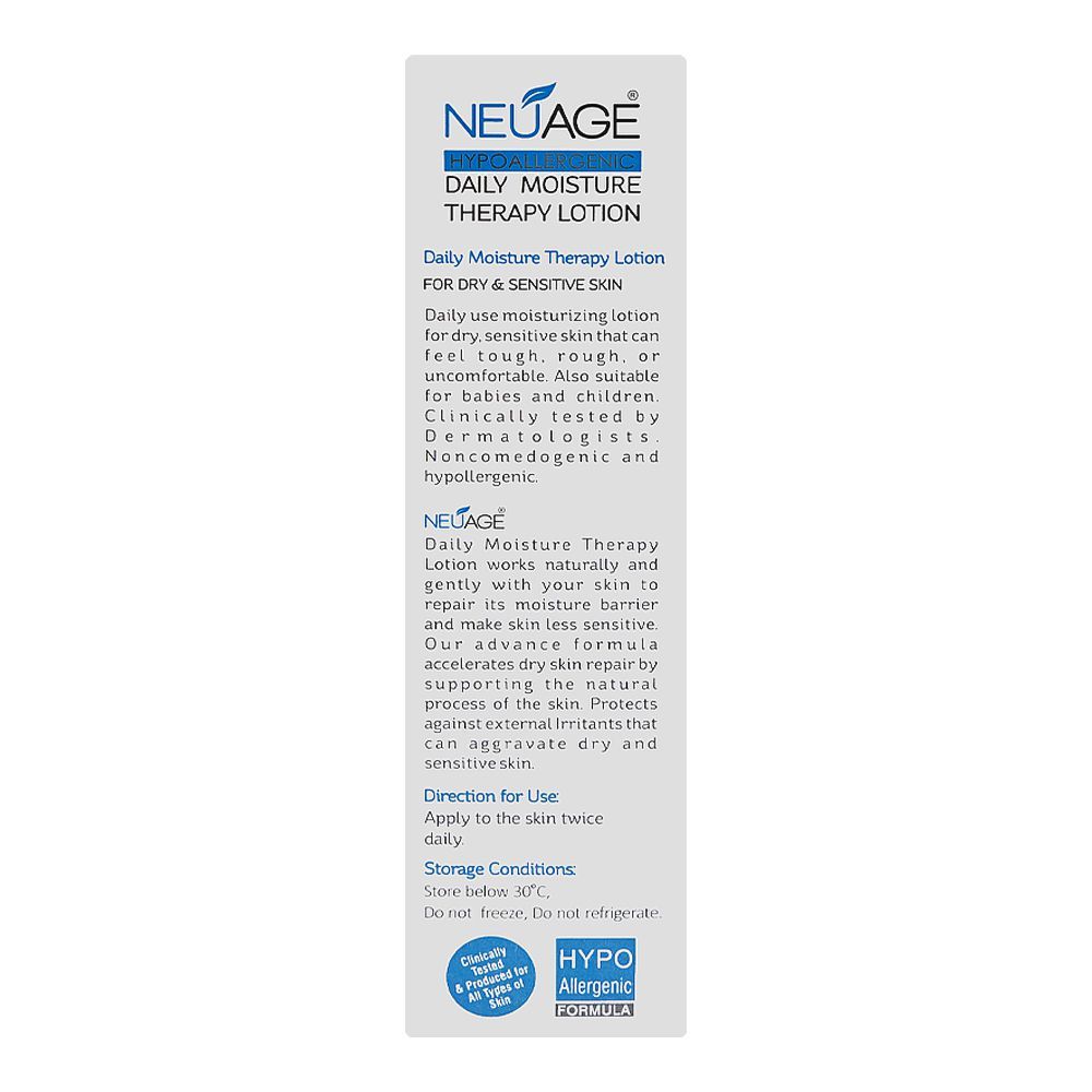 Derma Techno Neuage Daily Moisture Therapy Lotion, Sodium Hyaluronate, For Dry & Sensitive Skin, 120ml - Image 3