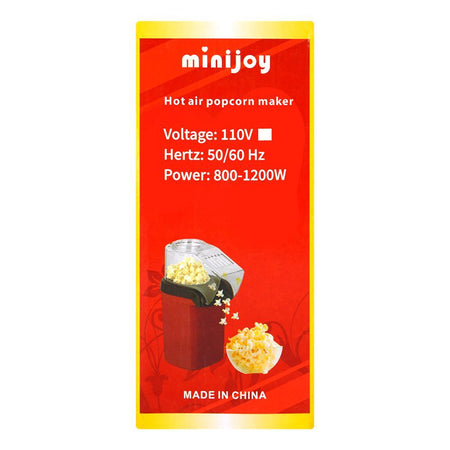 Mini Electric Oil-Free Popcorn Maker, 800-1200W Portable Machine - Image 4