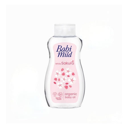 Babi Mild White Sakura Organic Baby Oil, 200ml - Main Image