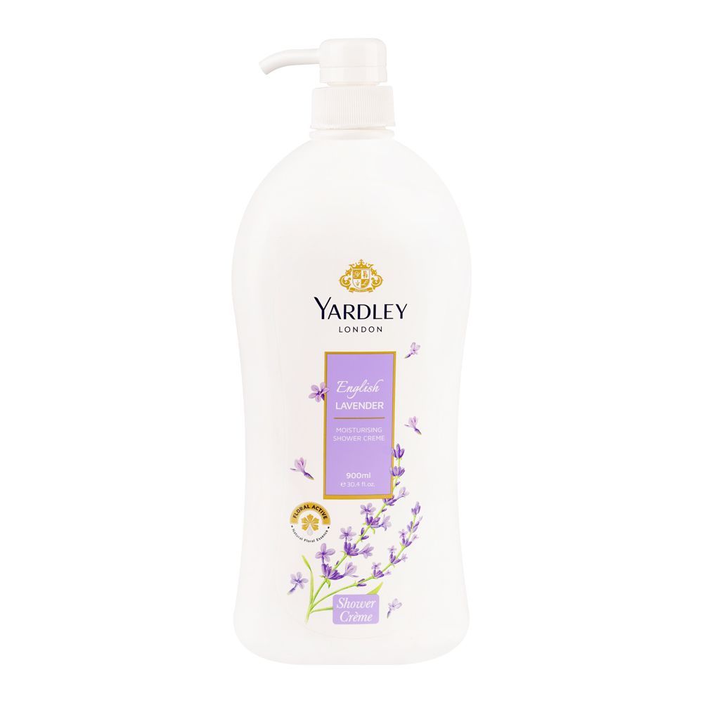 Yardley English Lavender Moisturizing Shower Cream, 900ml - Main Image