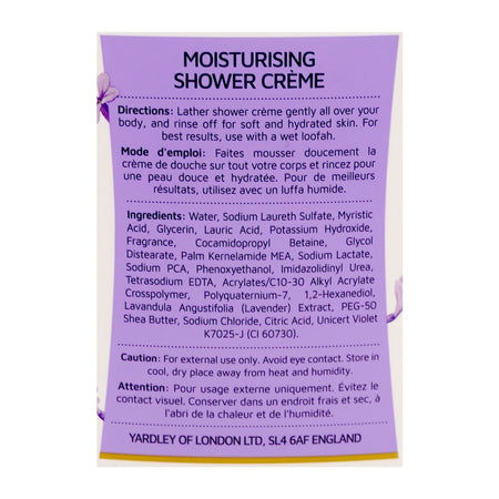 Yardley English Lavender Moisturizing Shower Cream, 900ml - Image 3